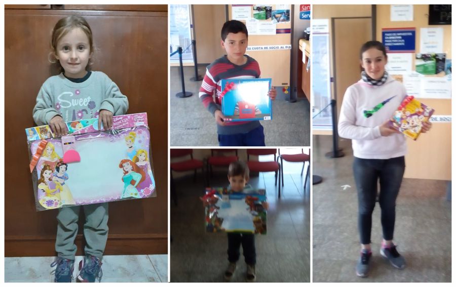 Ganadores del sorteo del día del Niño