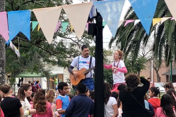 La Mutual ofreció un show infantil en las fiestas patronales